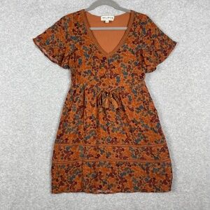 NWT Idyllwind, by Miranda Lambert Short Sleeve Drawstring Dress